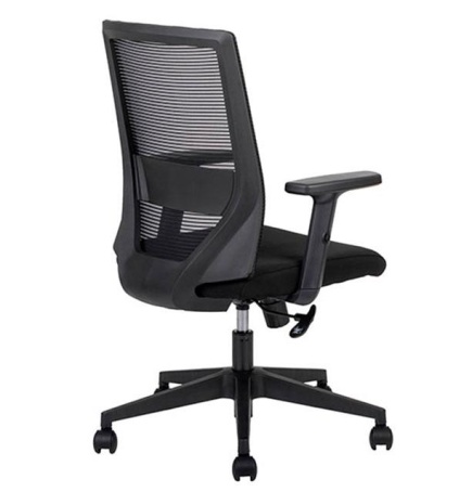 Silla Operativa Vision Black Respaldo Bajo